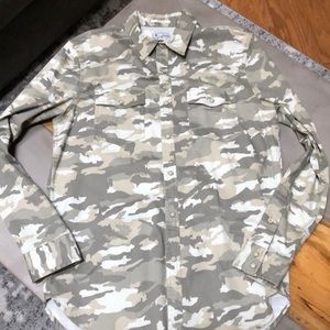 Lucky Brand Camo Button Down
